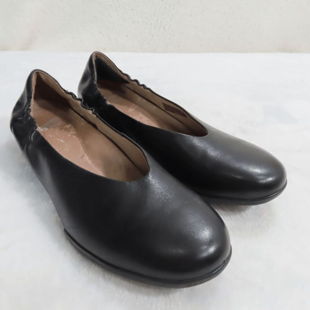 Dansko Black Leather Flats